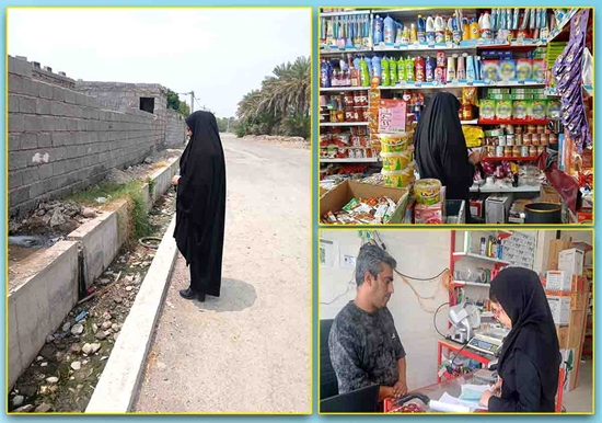 بازدید کارشناسان سلامت محیط جهت بررسی رهاسازی فاضلاب خانگی 